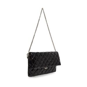 🖤 Steve Madden BAPOLLO Black Quilted Chain Crossbody Sling Bag Purse